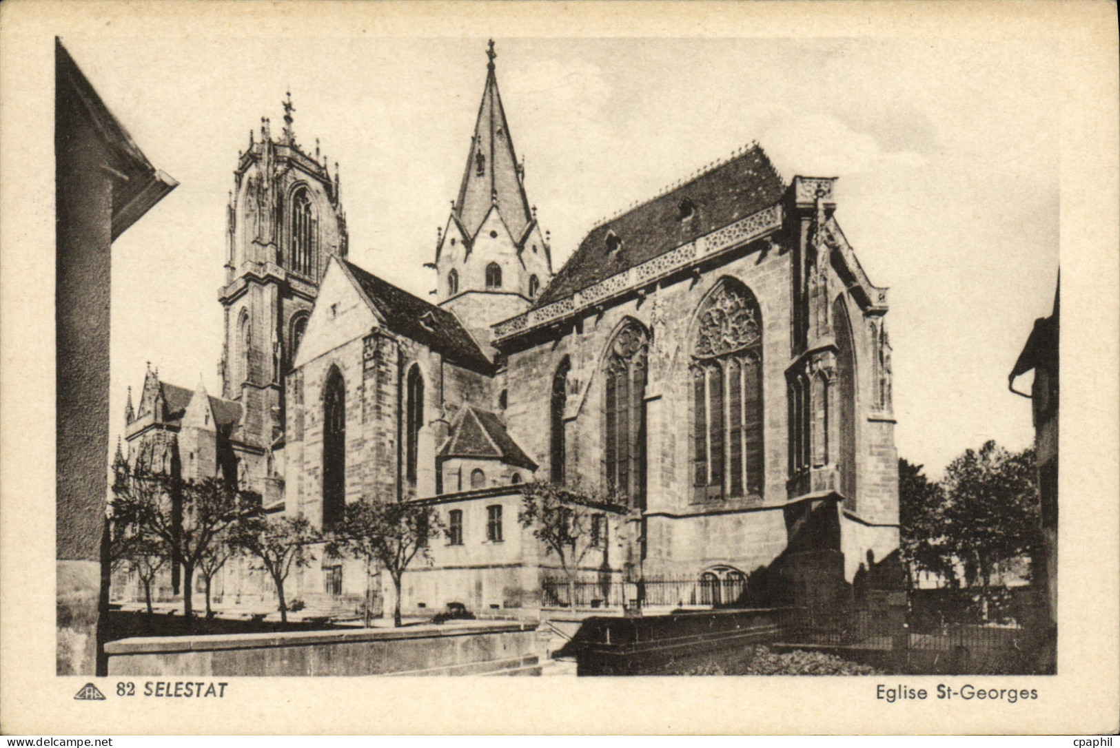 CPA Selestat Eglise St Georges