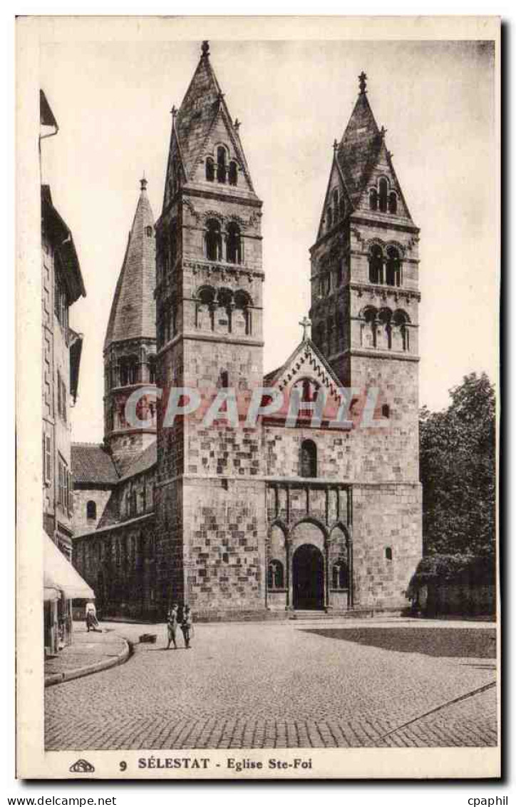 CPA Selestat Eglise Ste Foi