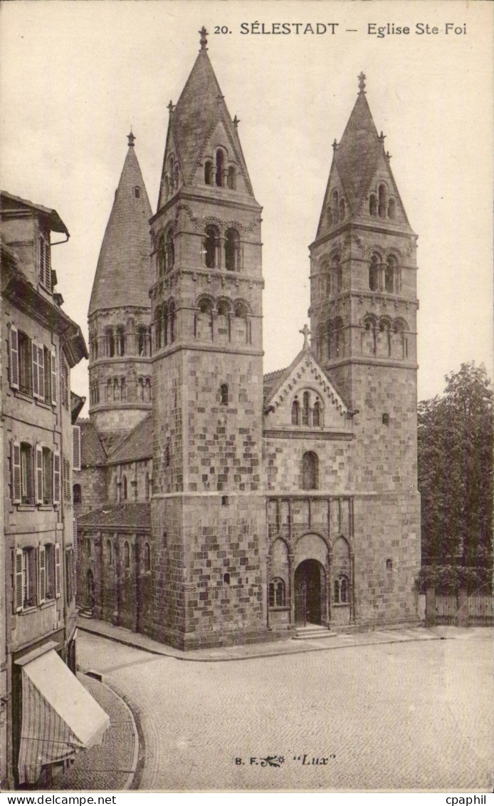 CPA Selestat Eglise Ste Foi