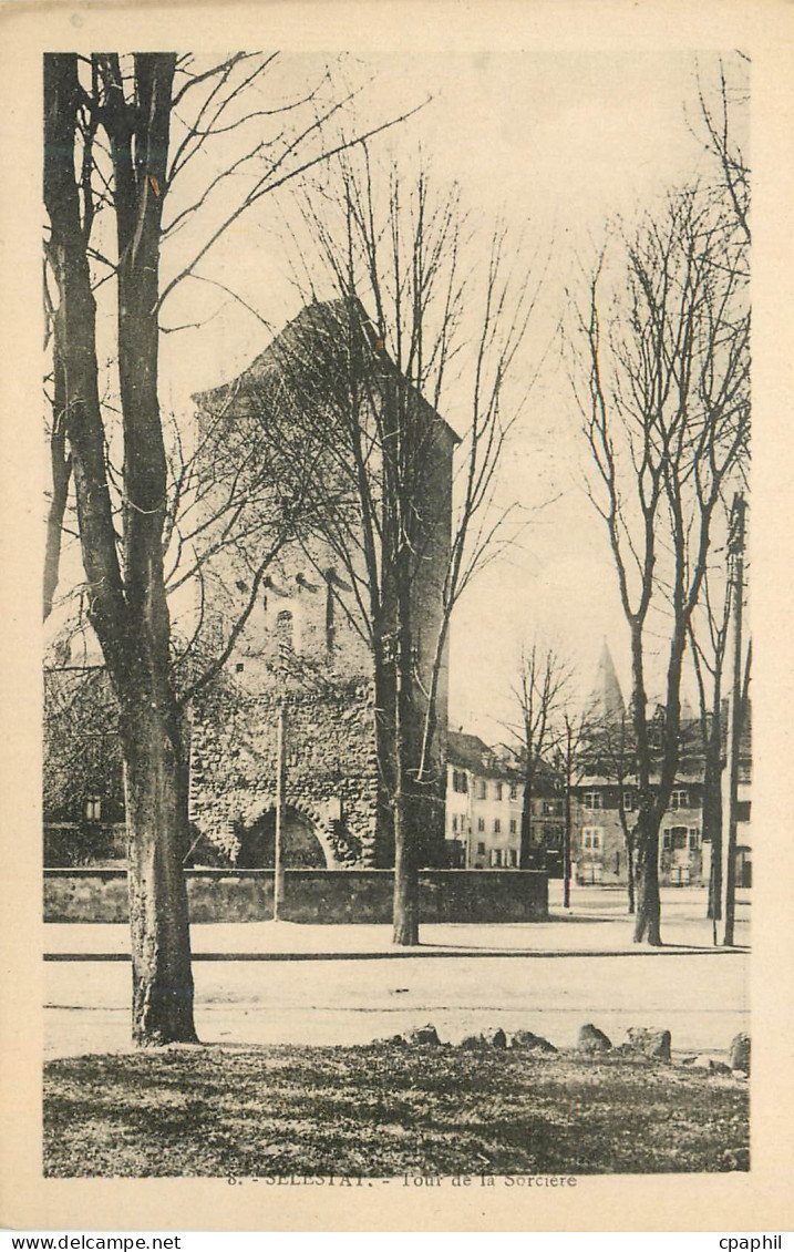 CPA Selestat Tour de la sorciere