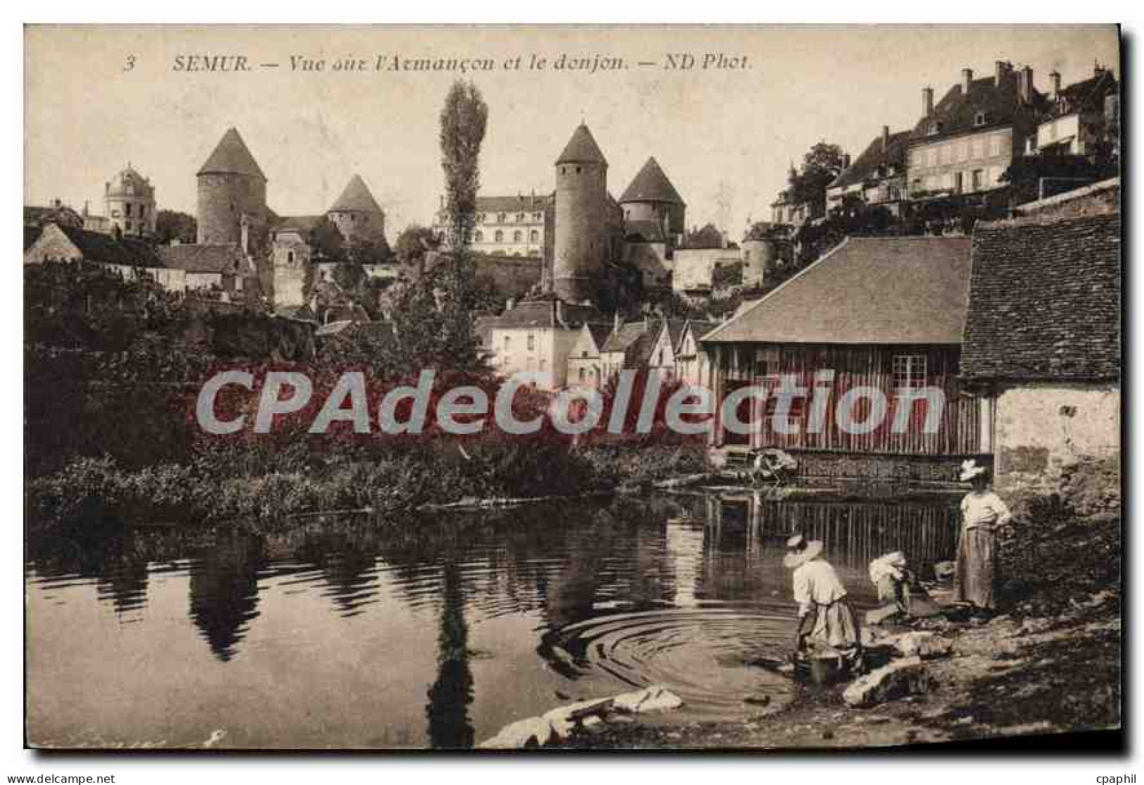 CPA SEMUR Armançon Donjon