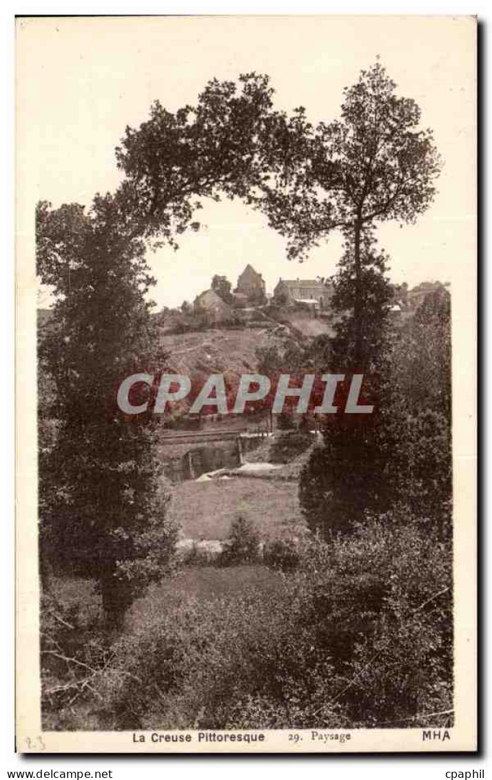 CPA Semur en Auxois Paysage