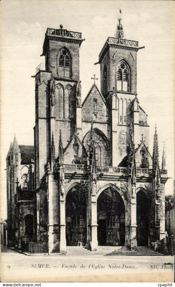 CPA Semur Farade De Notre Dame