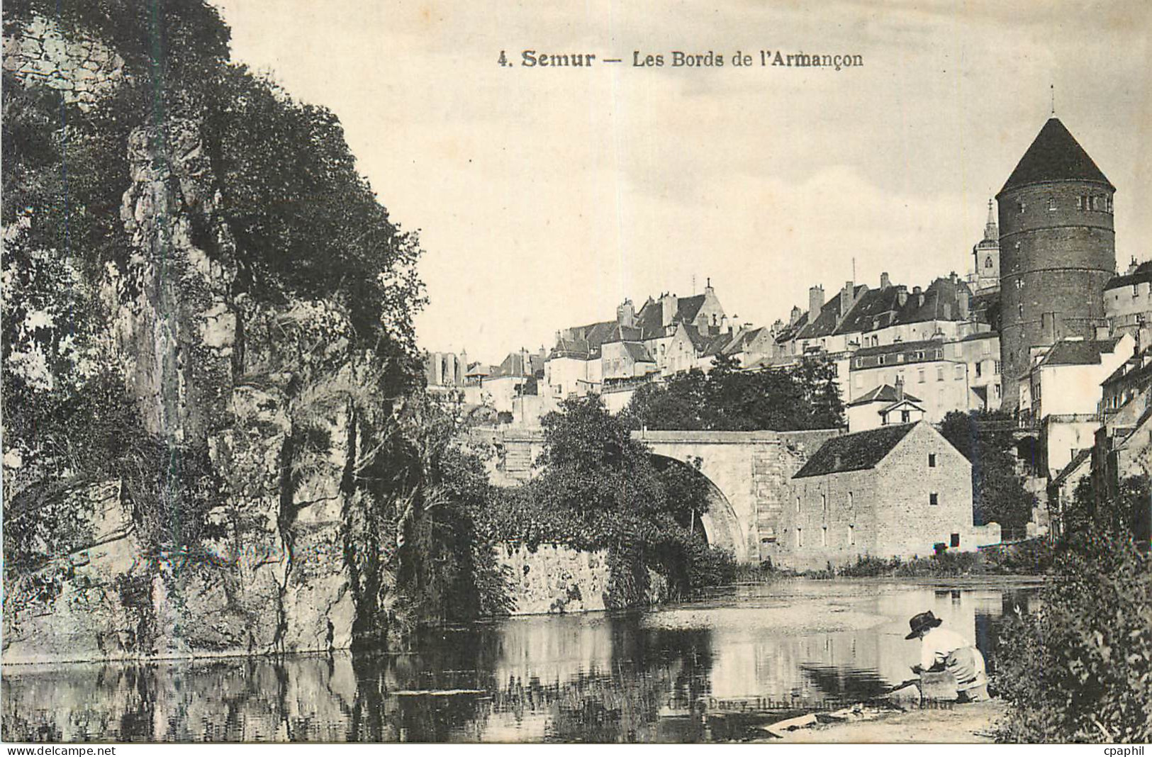 CPA Semur Les Bords de l'Armancon