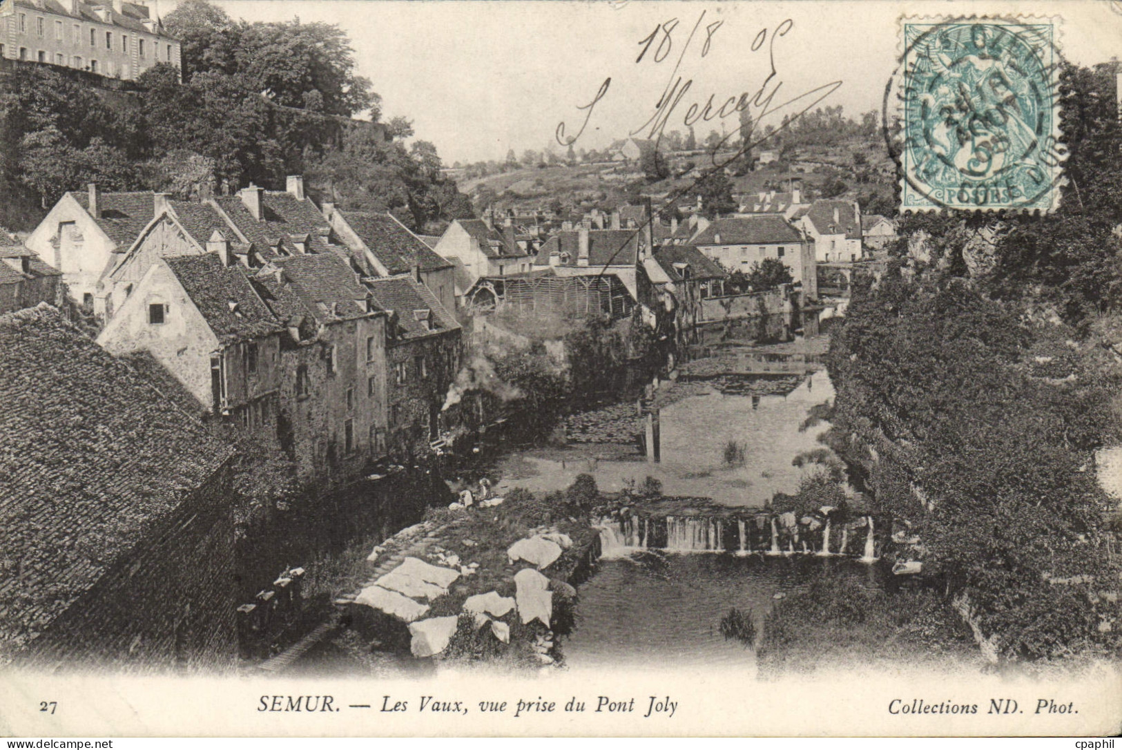 CPA SEMUR les Vaux Pont Joly
