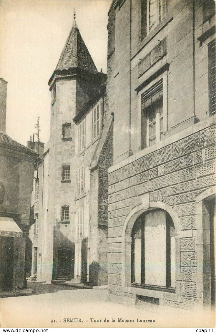CPA Semur Tour de la Maison Laureau