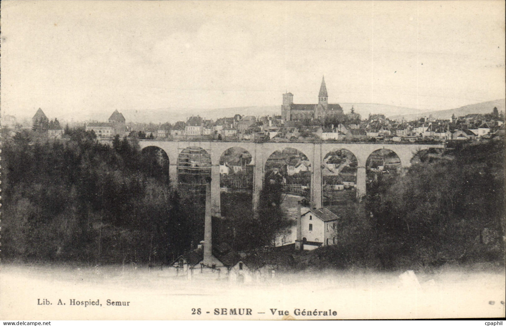 CPA Semur Vue Generale