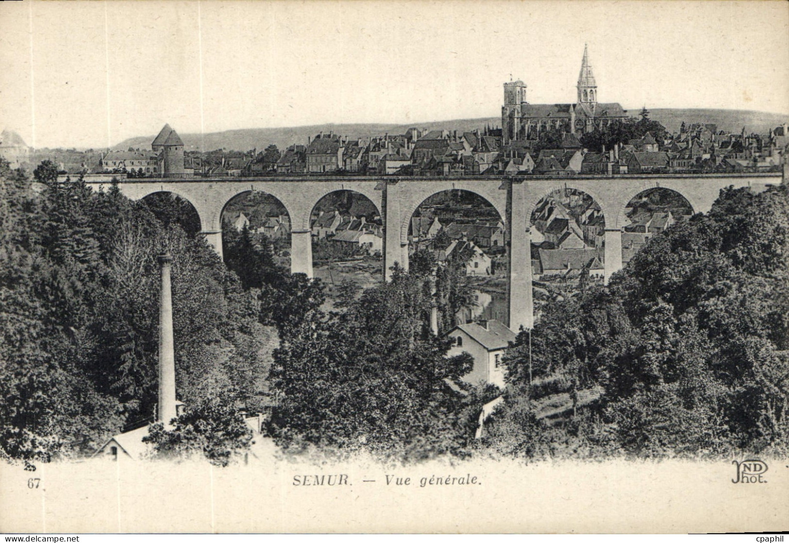 CPA Semur Vue generale