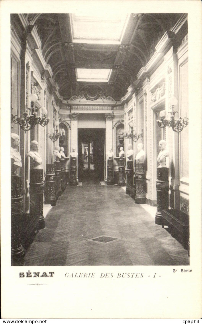CPA Senat galerie des bustes Paris