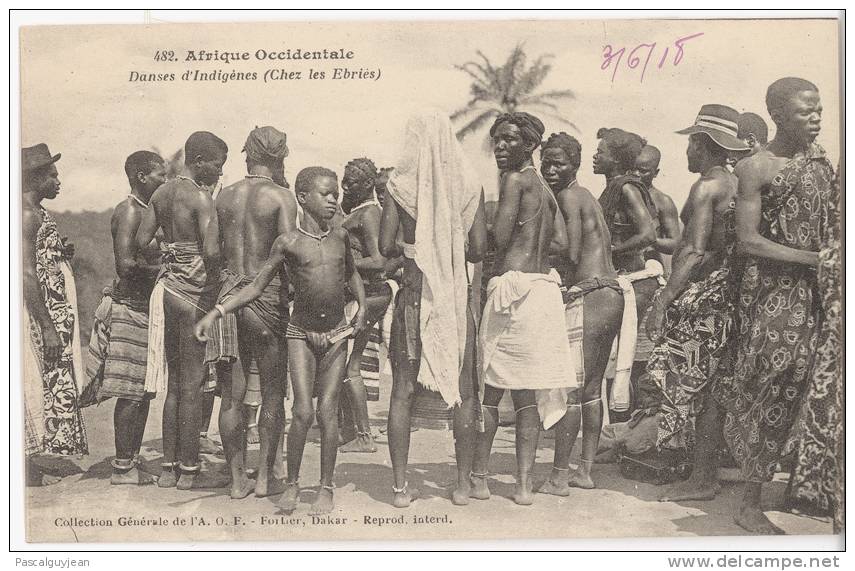 CPA SENEGAL - DANSE D'INDIGENES CHEZ LES EBRIES