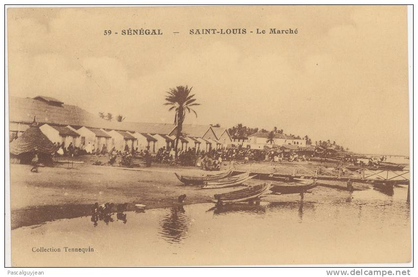 CPA SENEGAL - SAINT-LOUIS - LE MARCHE