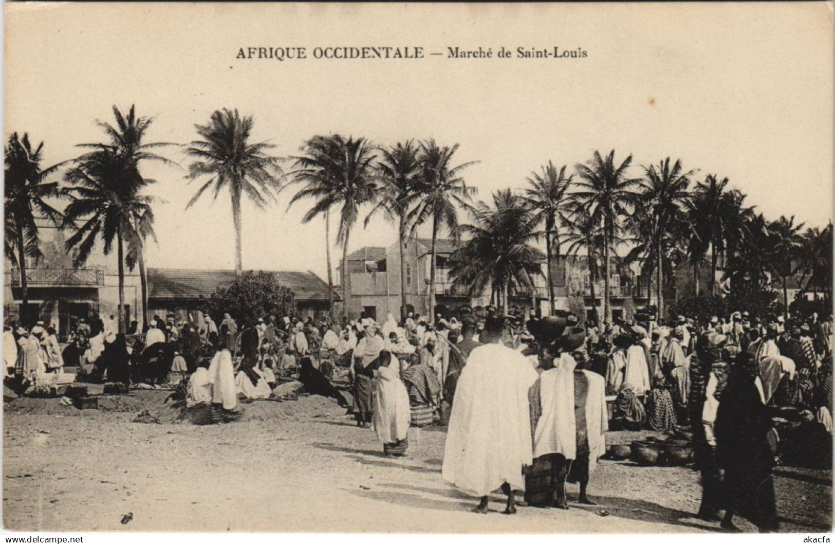 CPA SENEGAL SAINT-LOUIS Marche de Saint-Louis (1224400)