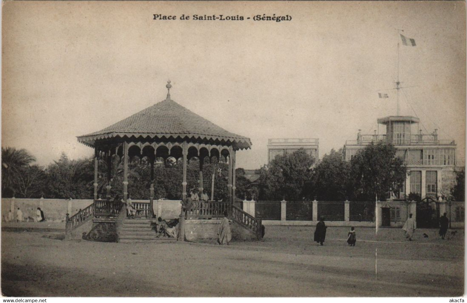 CPA SENEGAL SAINT-LOUIS Place de Saint-Louis (1223886)