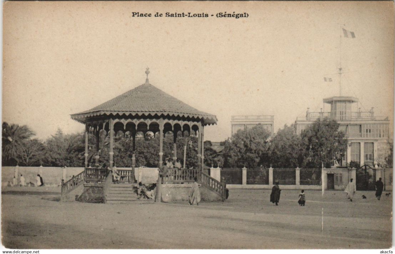 CPA SENEGAL SAINT-LOUIS Place de Saint-Louis (1224356)