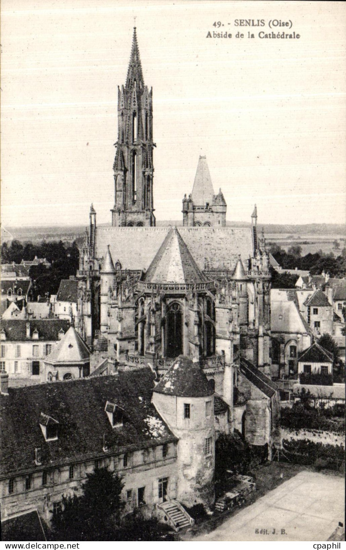 CPA Senlis Abside de la Cathedrale