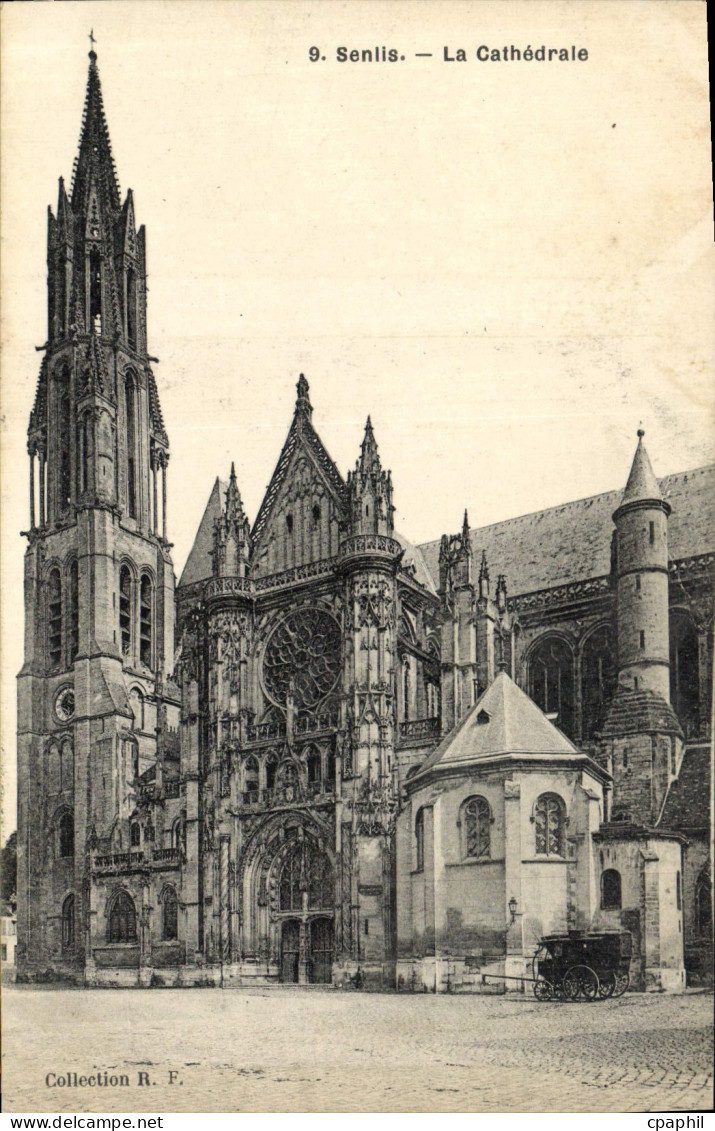 CPA Senlis La Cathedrale