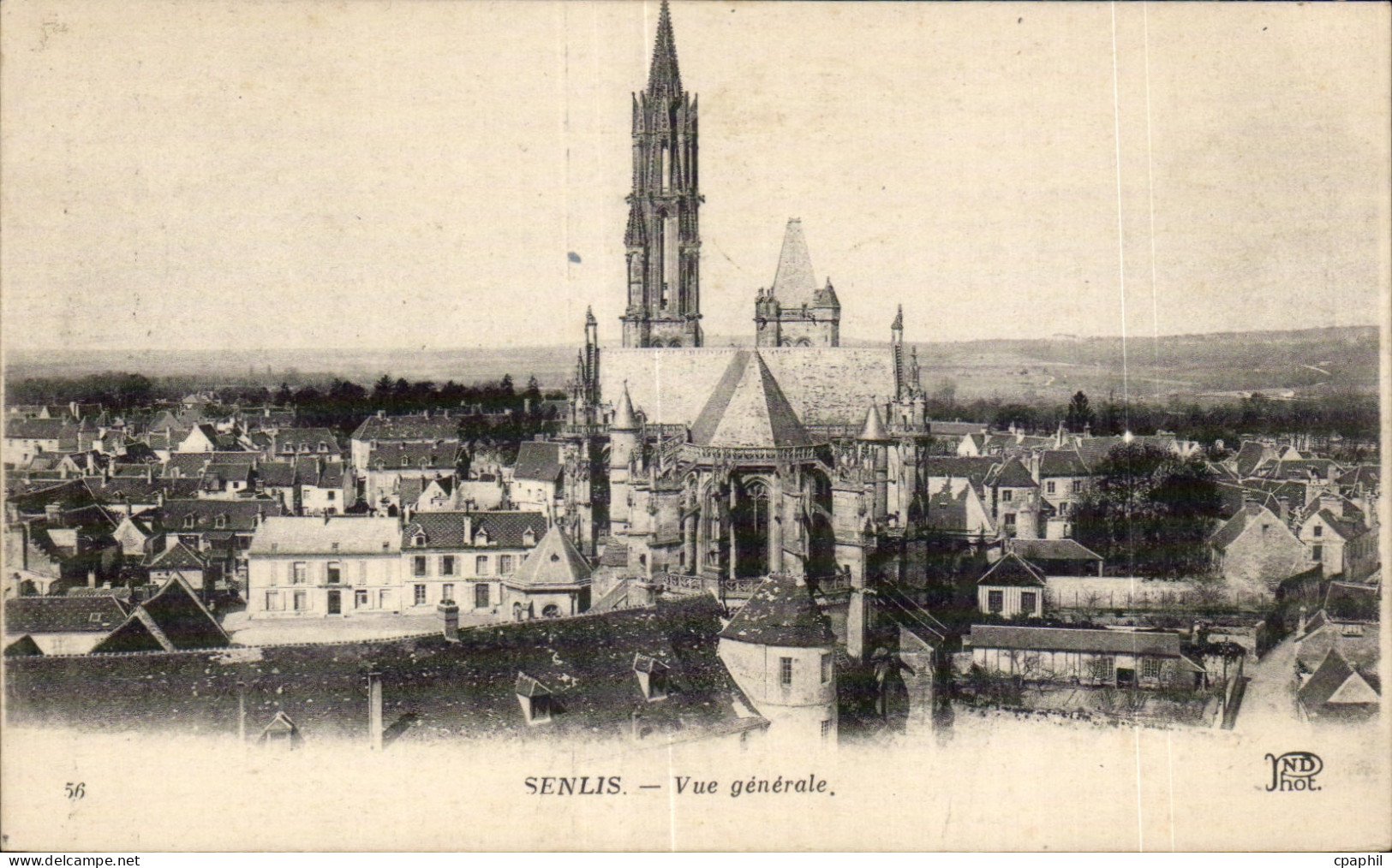 CPA Senlis Vue generale
