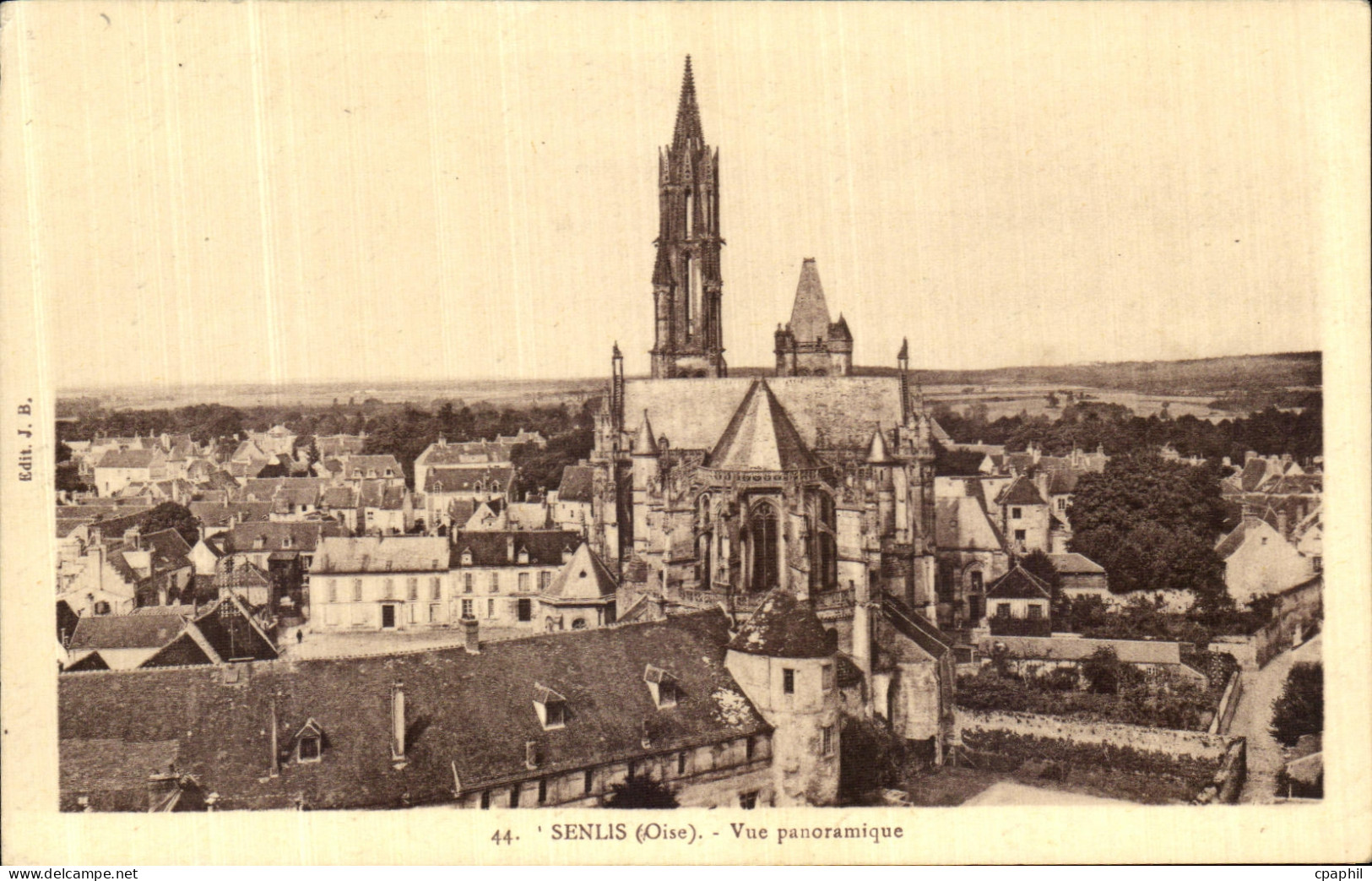 CPA Senlis Vue Panoramique