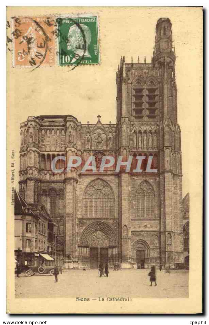 CPA Sens La Cathedrale
