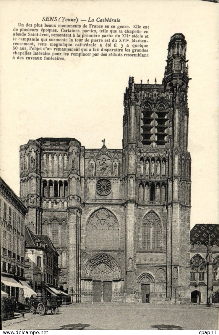CPA Sens La Cathedrale