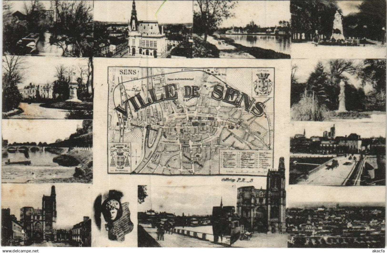 CPA SENS Ville de Sens - Scenes - Map (1198470)