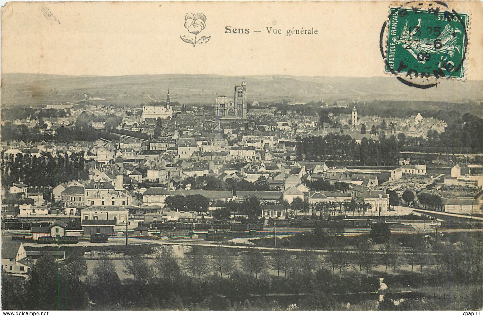 CPA Sens Vue generale