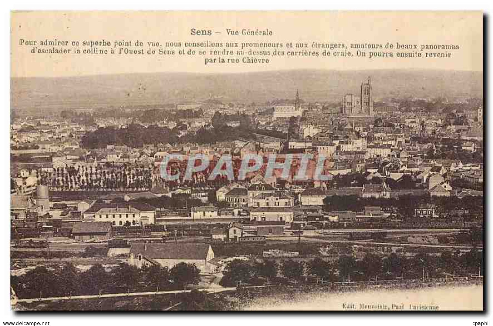 CPA Sens Vue generale