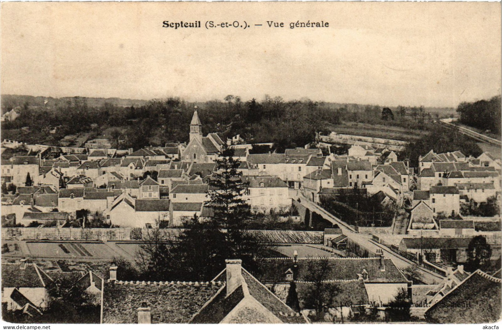 CPA SEPTEUIL Vue Generale (1386093)