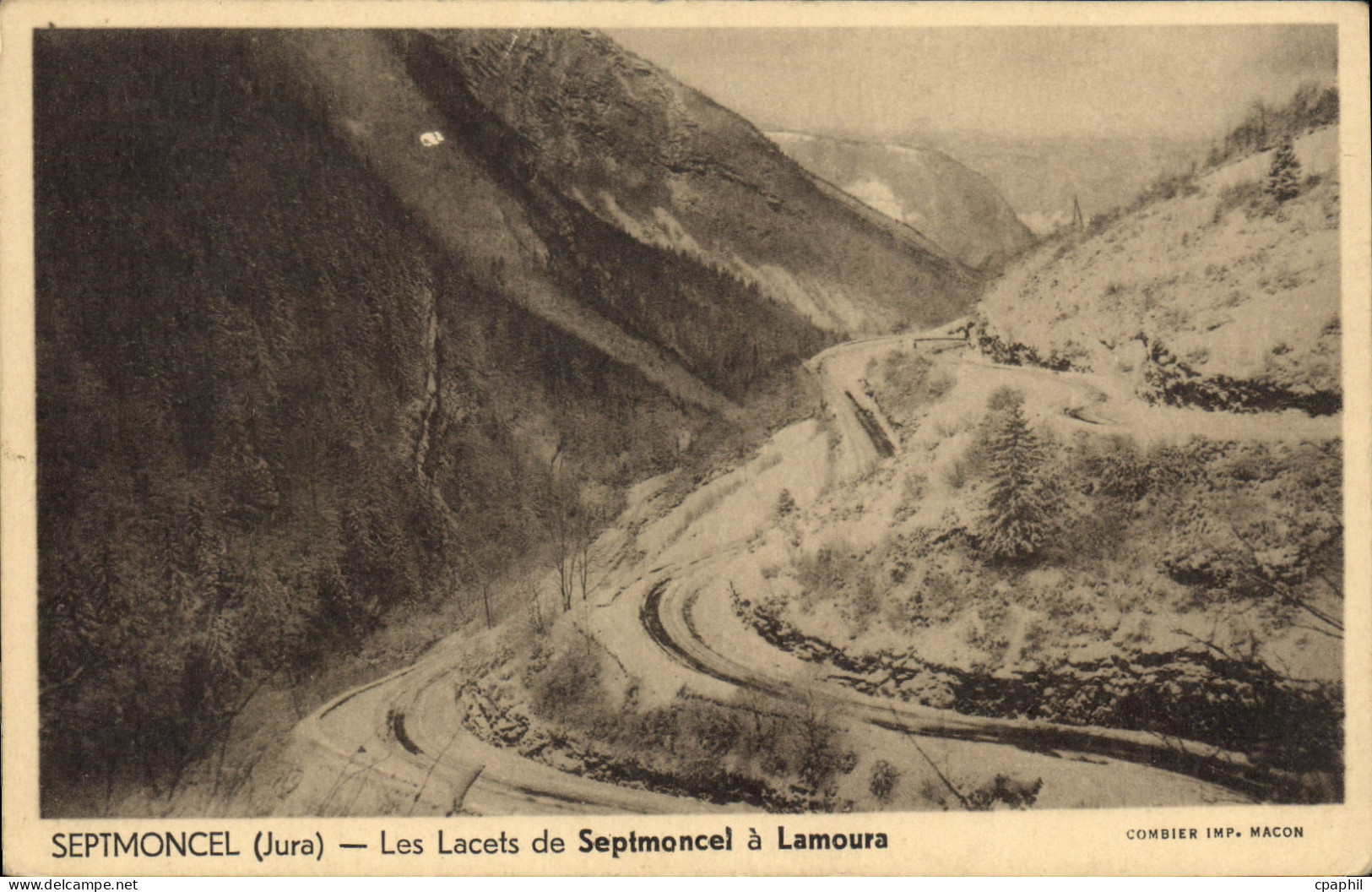 CPA Septmoncel Jura Les Lacets de Septmoncel a Lamoura