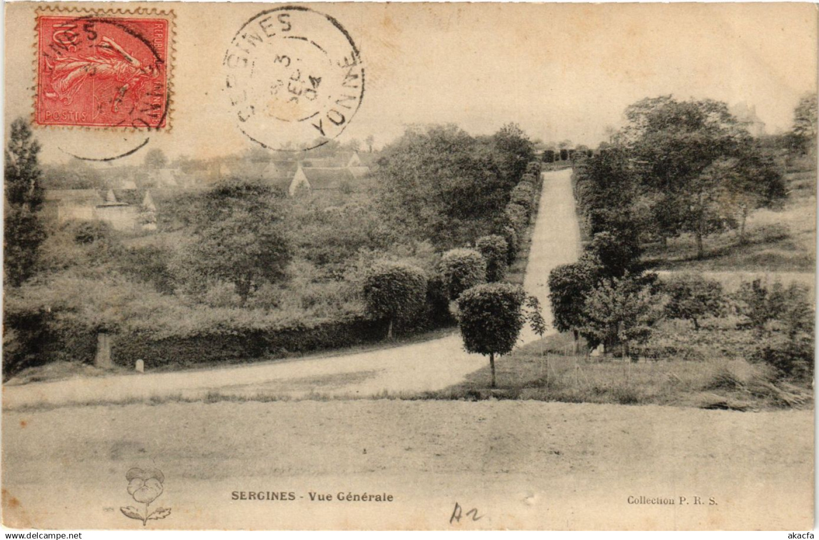 CPA Sergines - Vue générale (658518)