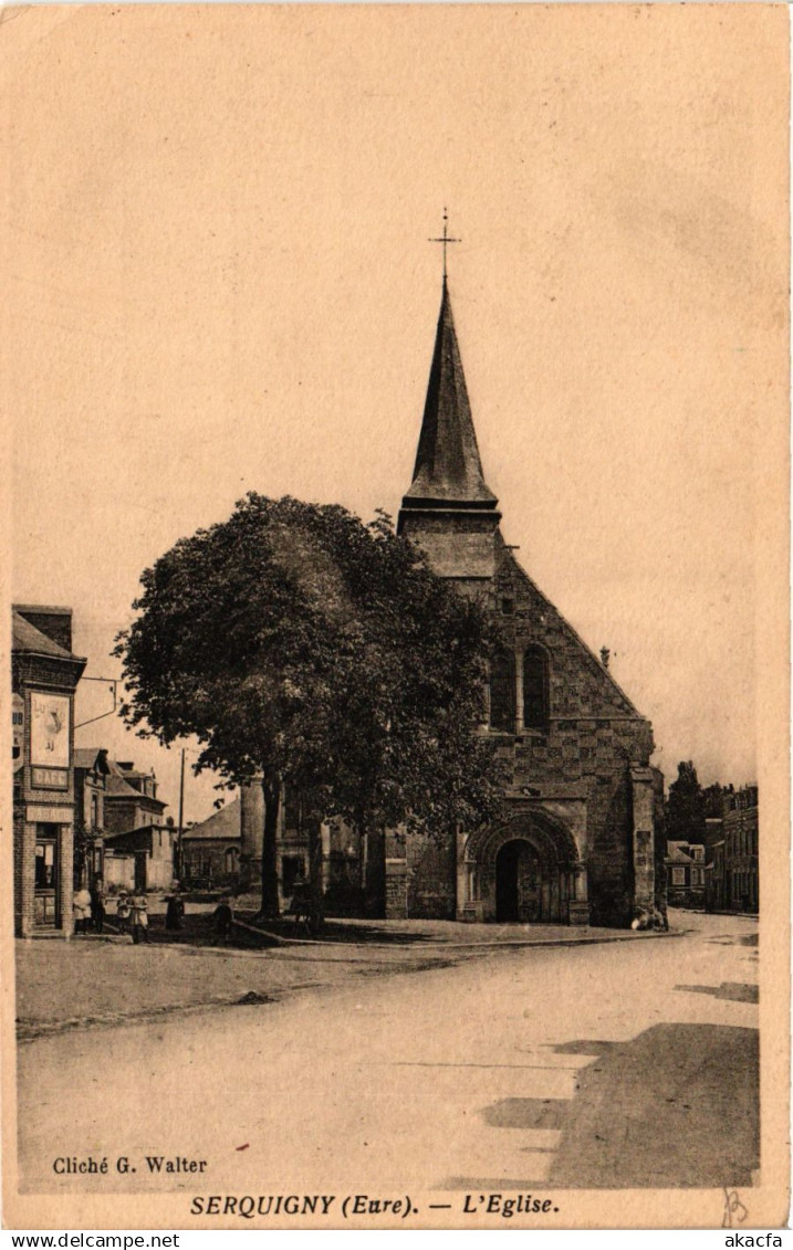 CPA SERQUIGNY - L'Église (656291)