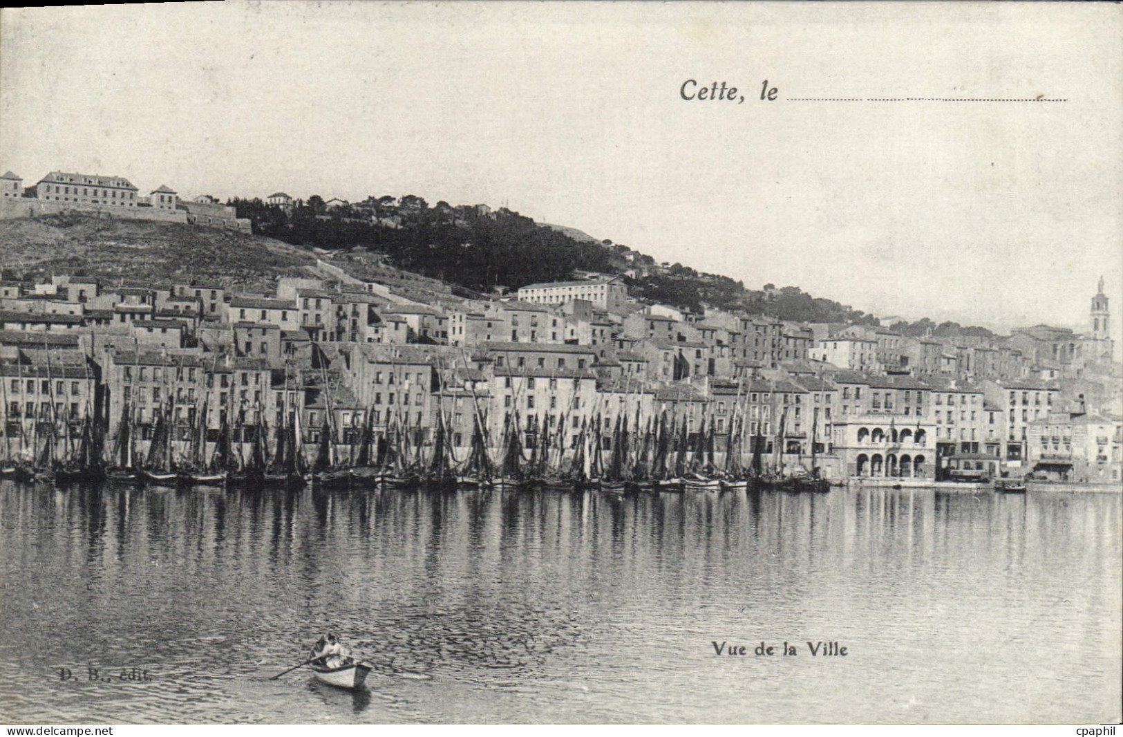 CPA SETE Cette Vue De La Ville