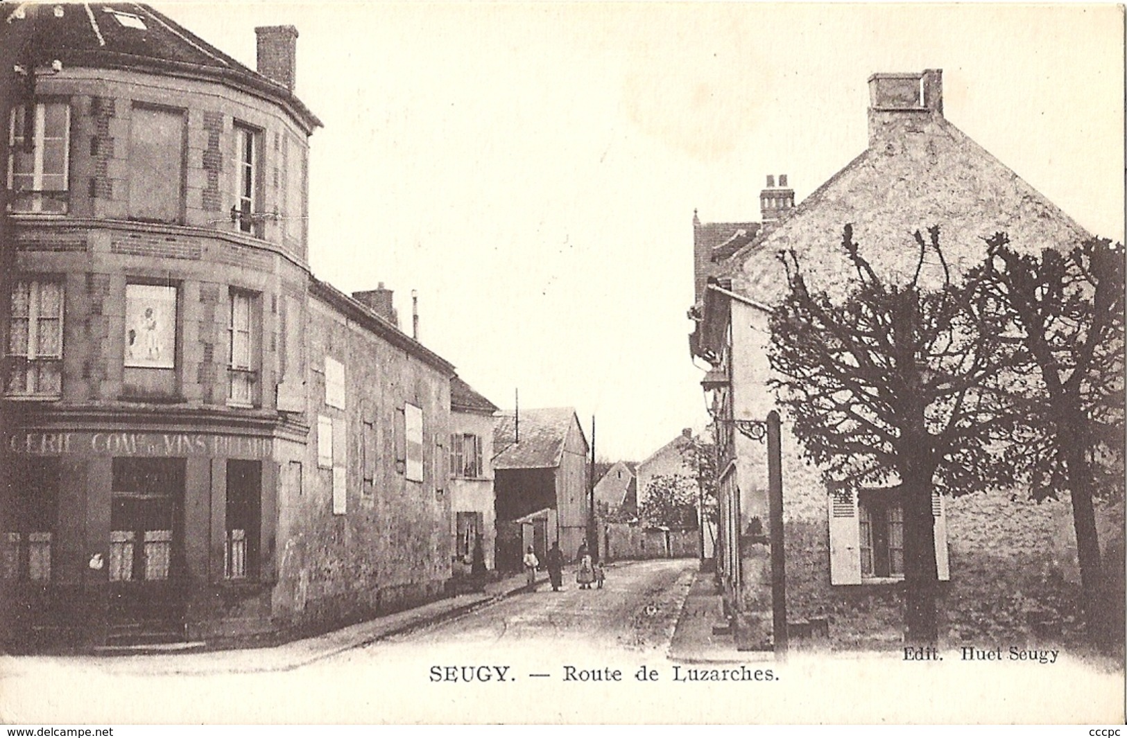 CPA Seugy Route de Luzarches