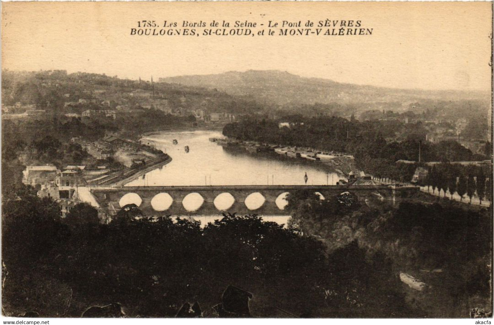 CPA SEVRES BOULOGNE SAINT-CLOUD - MONT-VALERIEN - Le Pont (1322288)