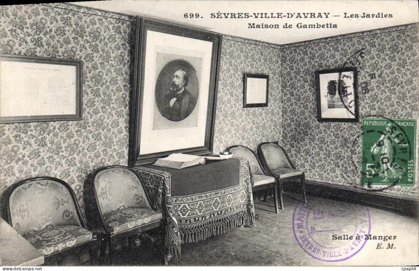 CPA Sevres Ville D'Avray Les Jardies Maison De Gambetta