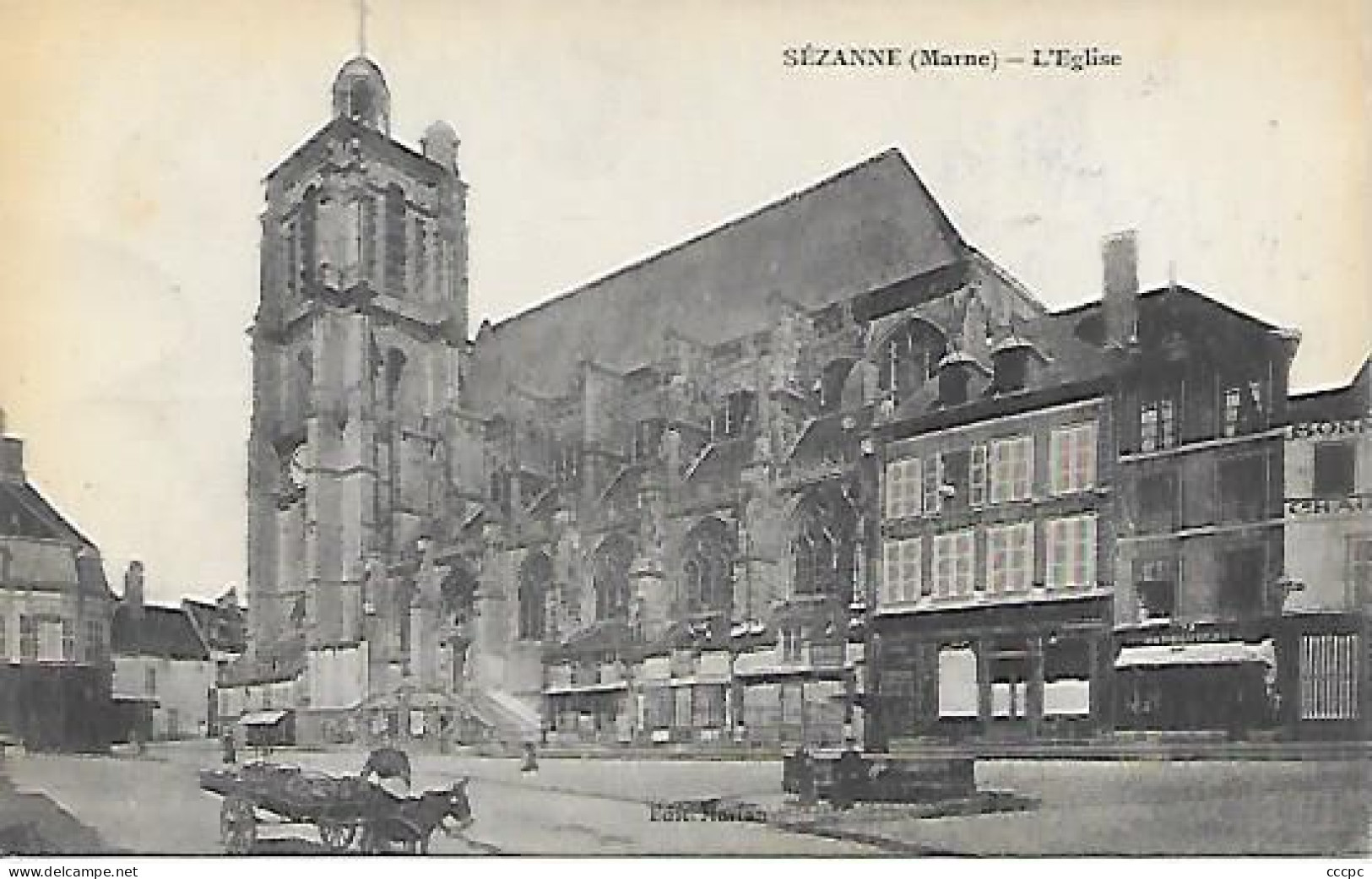 CPA Sezanne L'Eglise