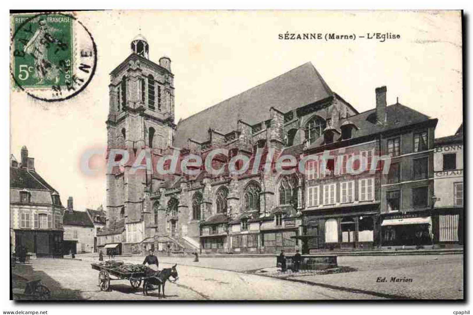 CPA Sezanne L'Eglise