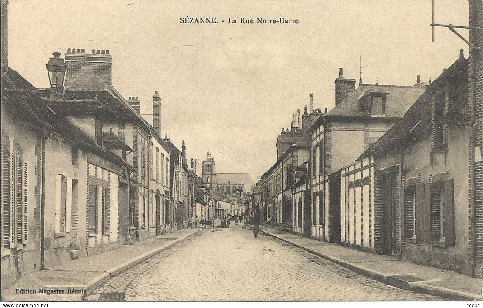 CPA Sezanne La Rue Notre-Dame