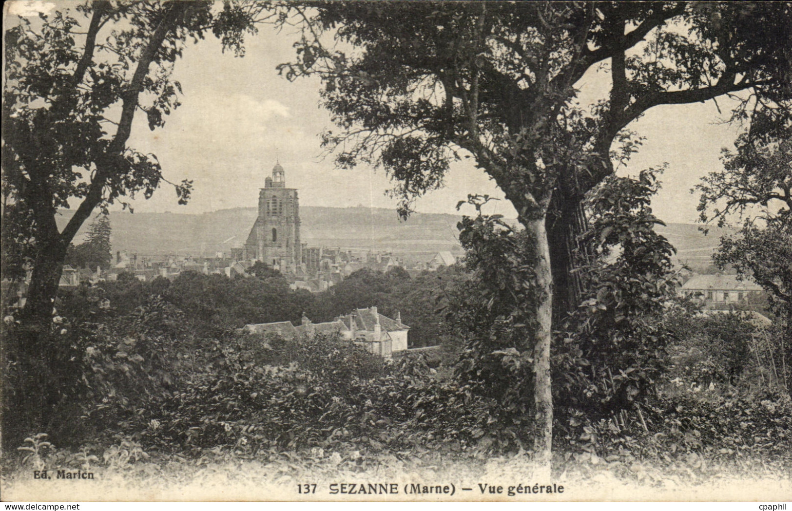 CPA Sezanne Vue Generale