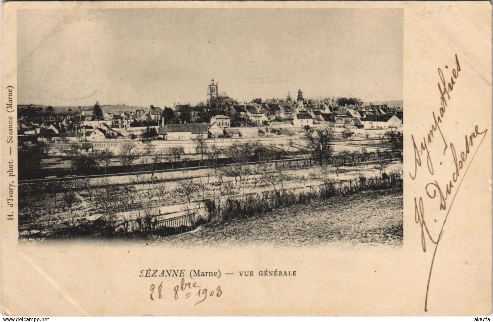 CPA SEZANNE vue generale (991009)