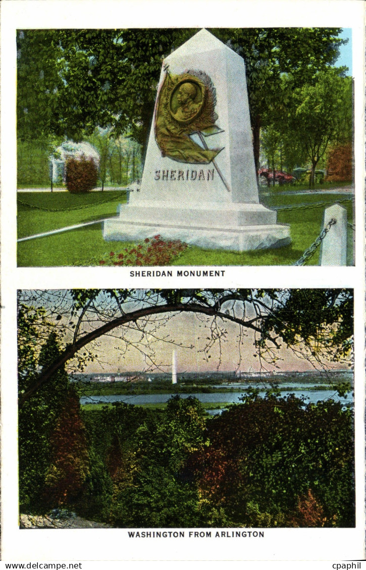 CPA Sheridan Monument Washington From Arlington