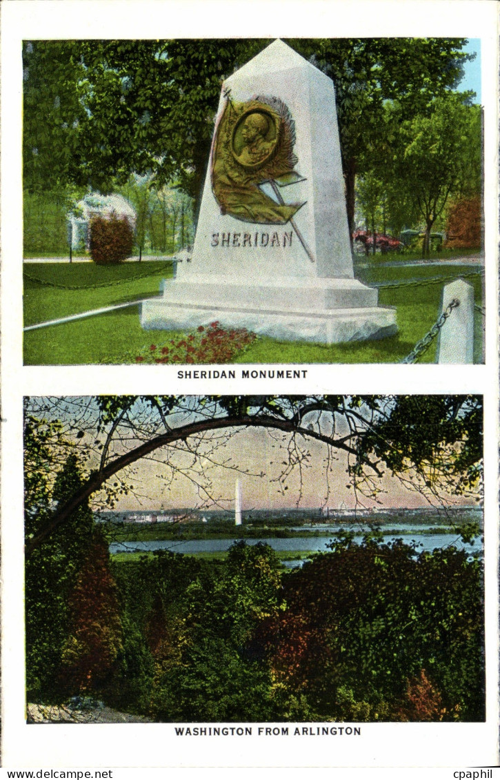 CPA Sheridan Monument Washington From Arlington