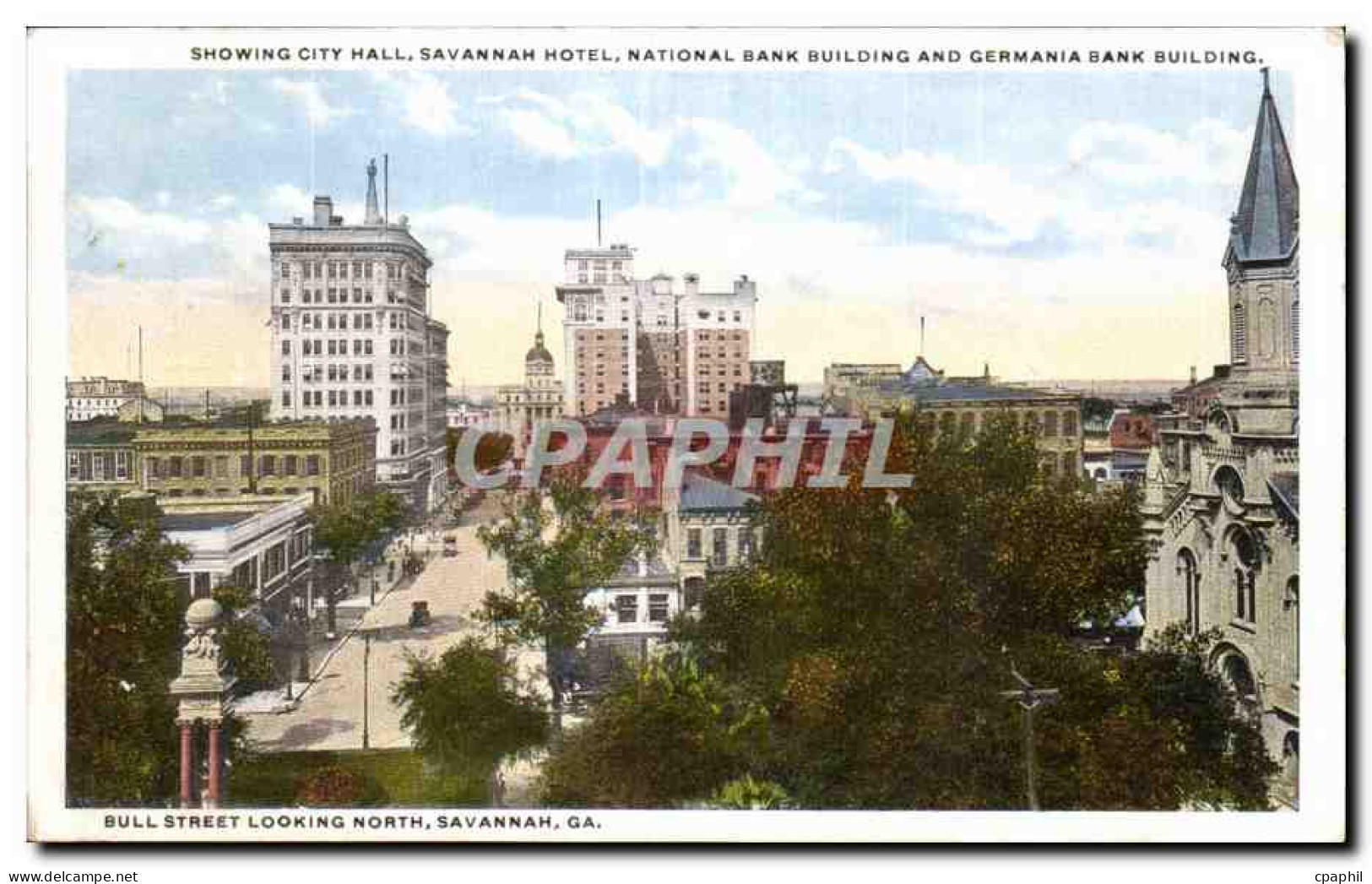 CPA Showing City Hall savannah Hotel National Bank Building And Germania Bank Building