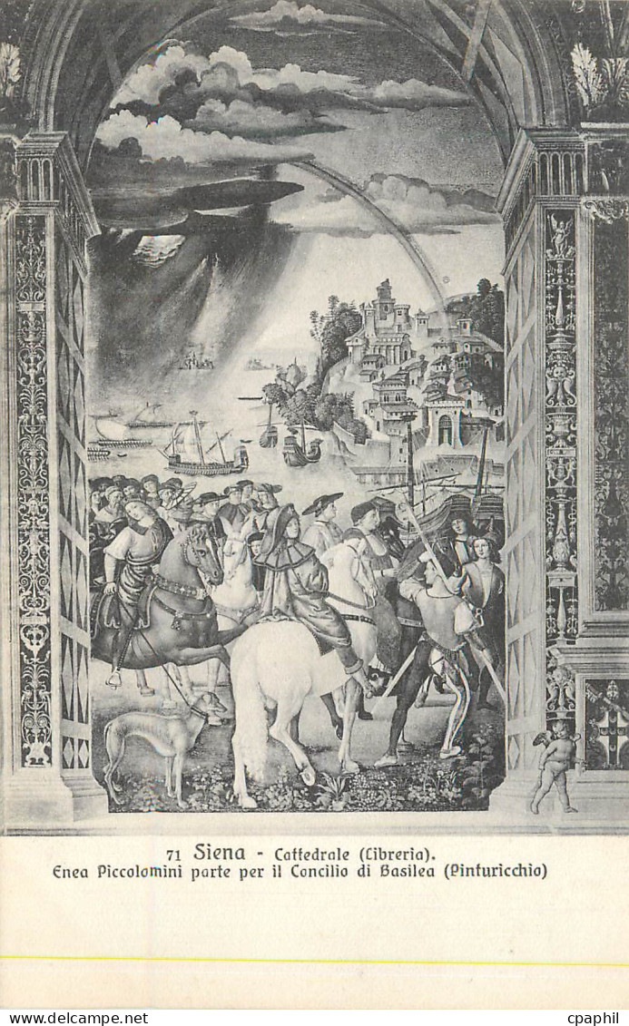 CPA Siena Cattedrale (Cibreria) Enea Piccolomini Porte Per il Concilio di Basilea
