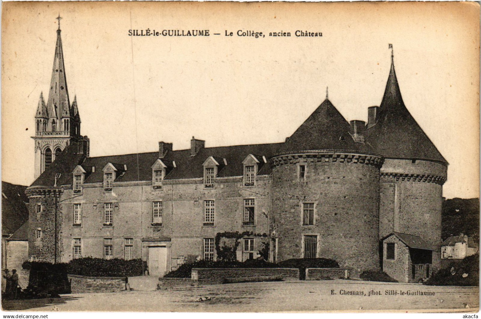 CPA Sille Guillaume le Chateau le College (1429025)