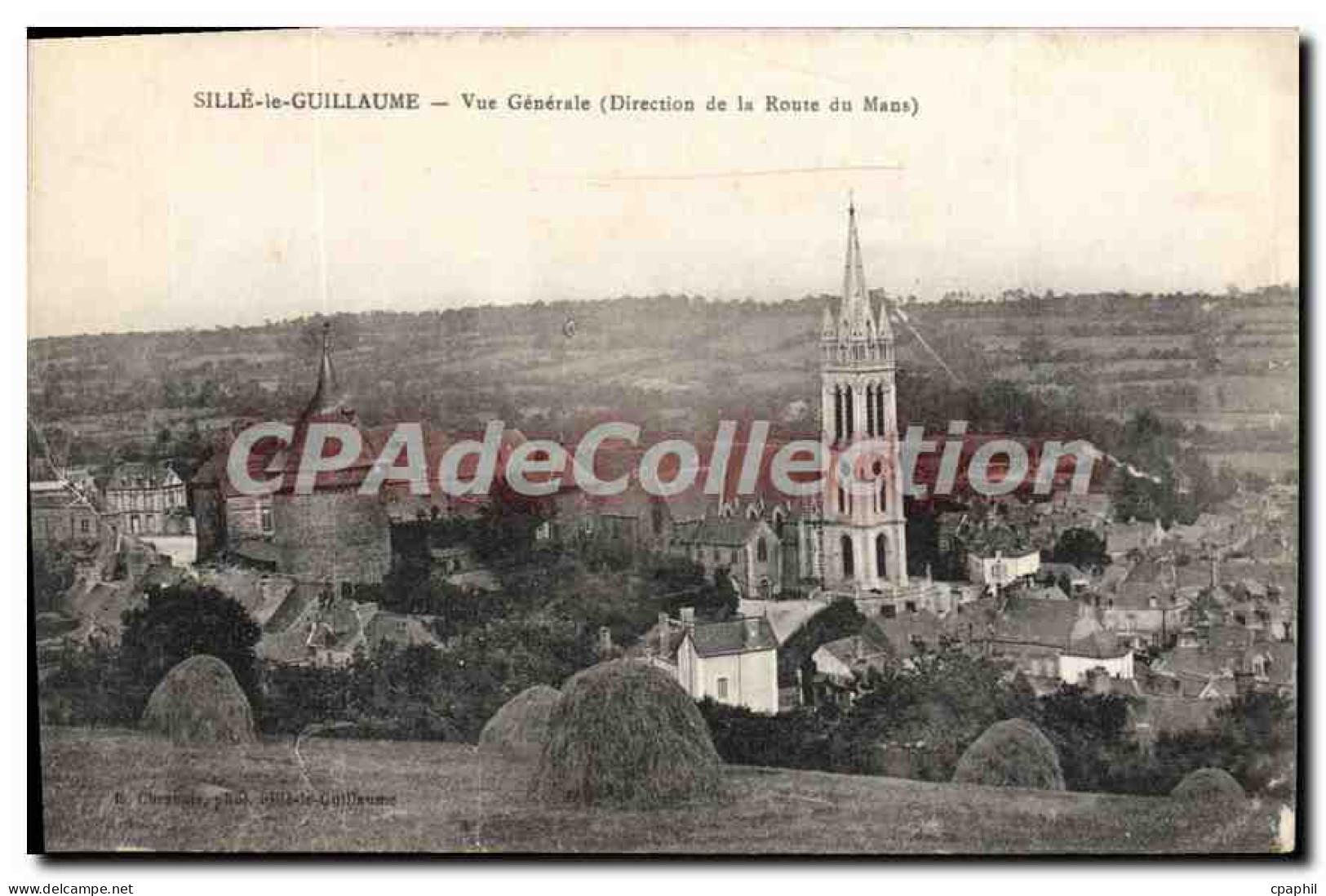 CPA Sille Le Guillaume Vue Generale