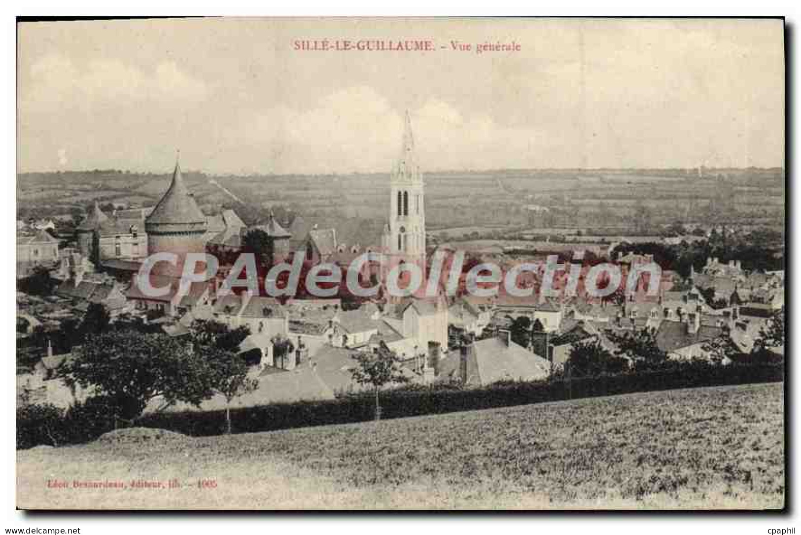 CPA Sille le Guillaume Vue generale