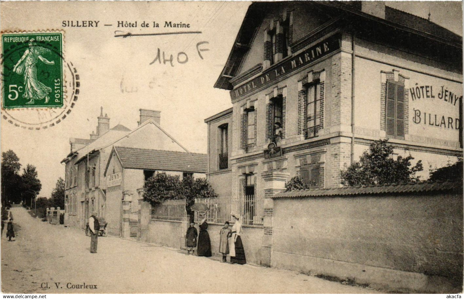 CPA SILLERY Hotel de la Marine (864598)