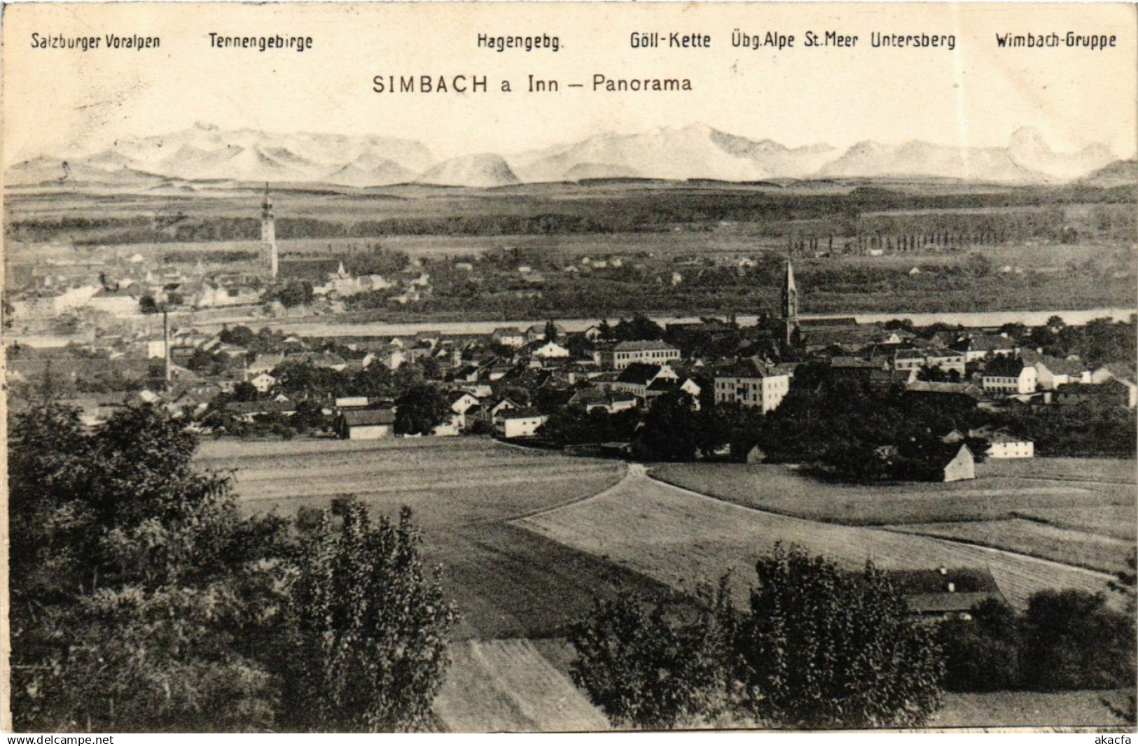 CPA Simbach Panorama GERMANY (892010)