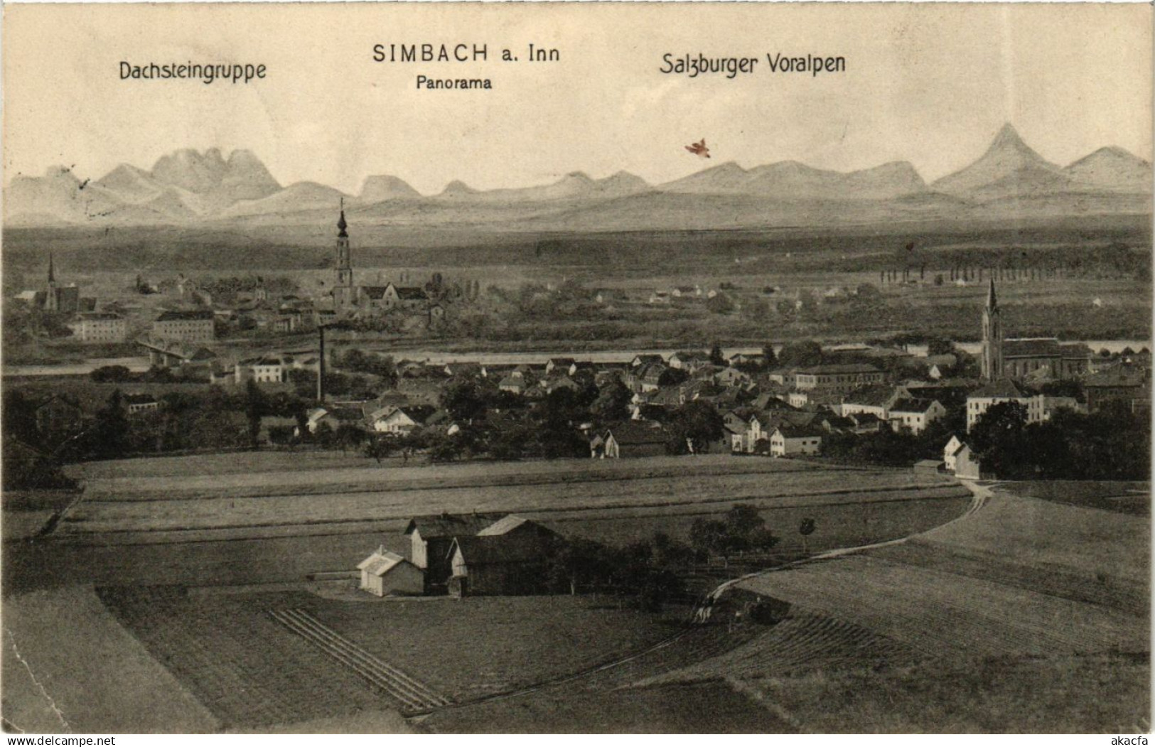 CPA Simbach Panorama GERMANY (892017)